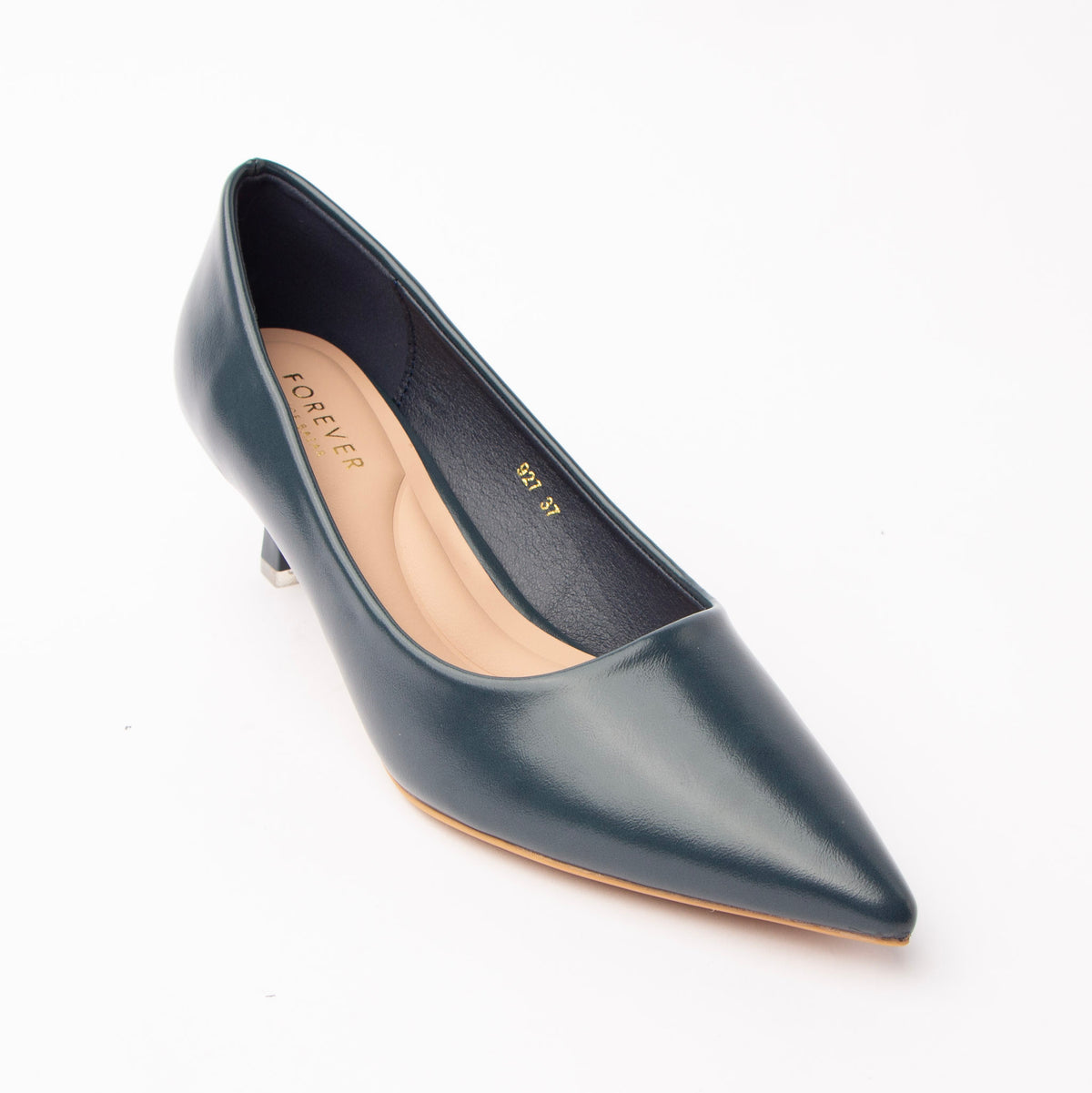 Blue pointed court shoes for women - Forever Shoe Bazar