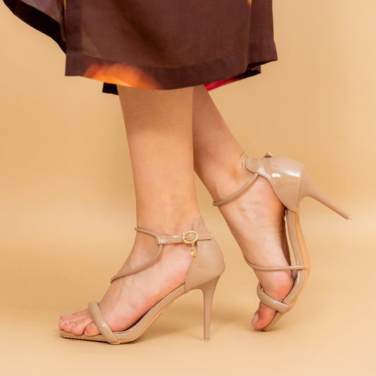 Drunken Desire - Khaki Casual Heels