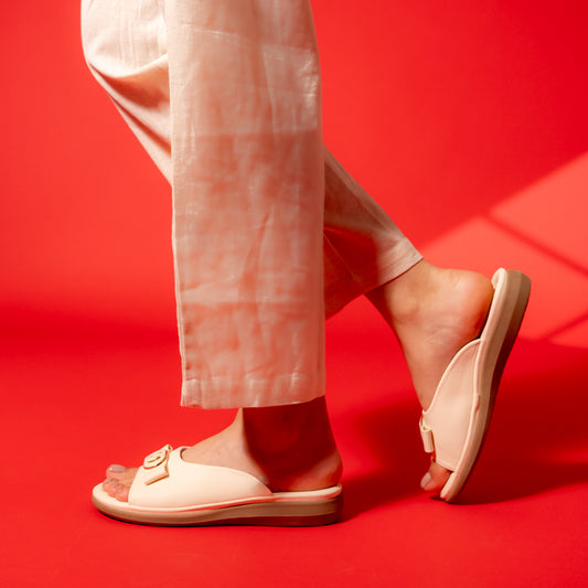 As Aesthetic As It Gets - Cream Casual Flats