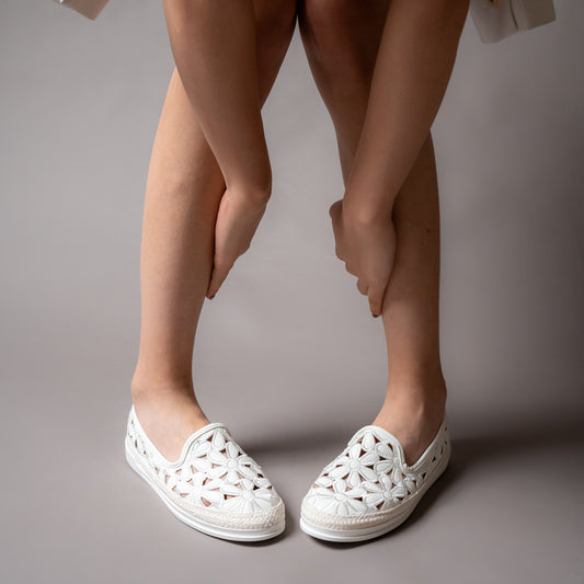 Fool For You, Baby! - White Casual Espadrilles