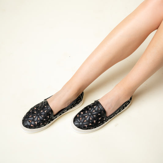 Fool For You, Baby! - Black Casual Espadrilles