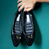 For The Easy Hours - Black Comfy Ballerina