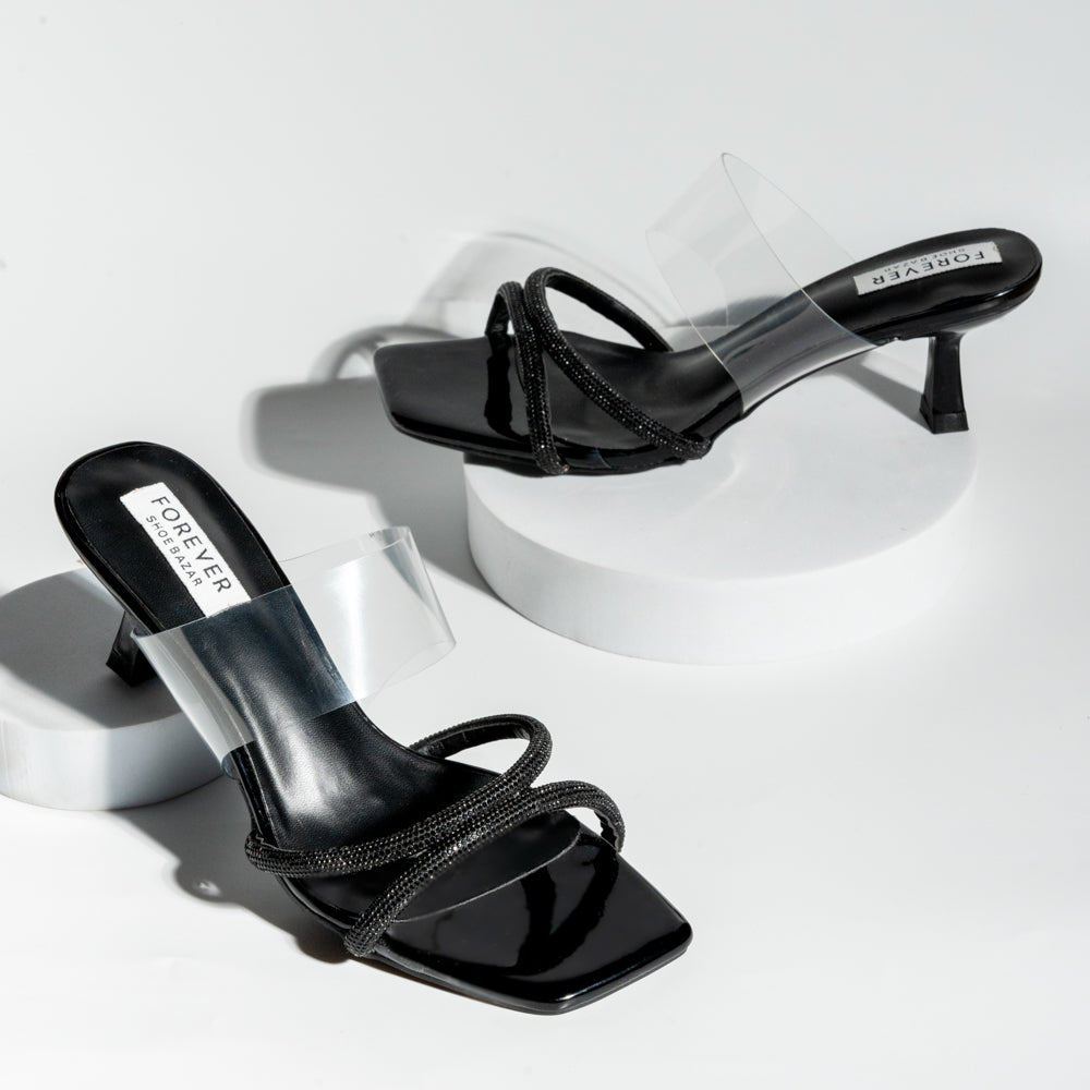 Go Shawty - Black Kitten Heels - view 6