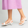 It’s Official - White Formal Kitten Heels