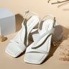 It’s Official - White Formal Kitten Heels