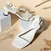 It’s Official - White Formal Kitten Heels