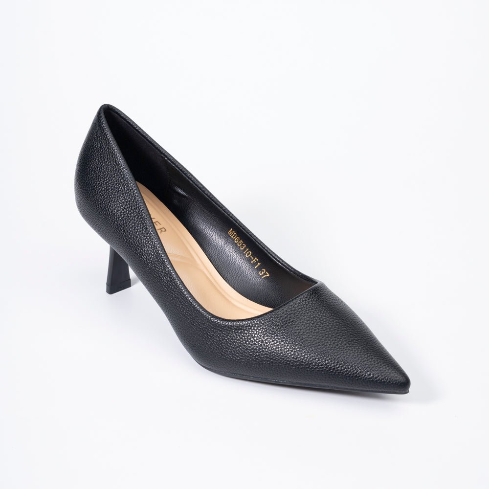 Celeste Classic Pointed Toe Pumps - Black - view 2