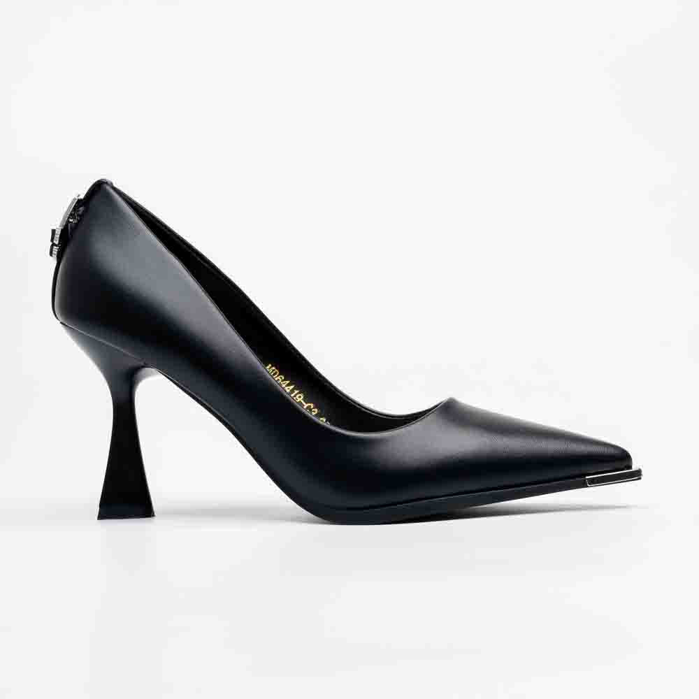 Apex Pointed Toe Heels - Black
