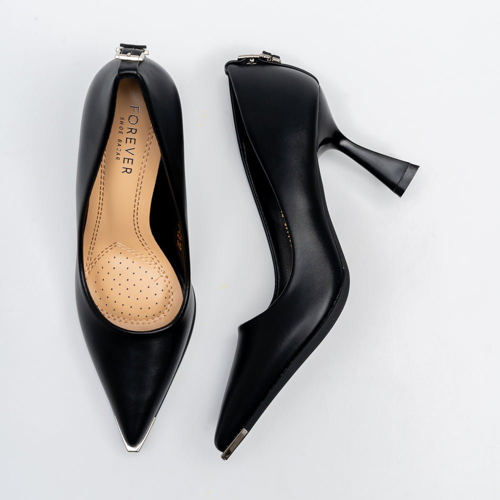 Apex Pointed Toe Heels - Black - view 4