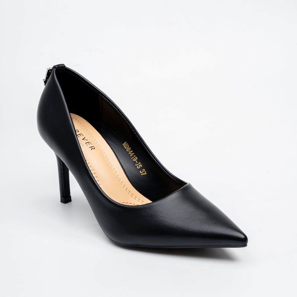 Signature Pointed Toe Pumps - Black - view 2