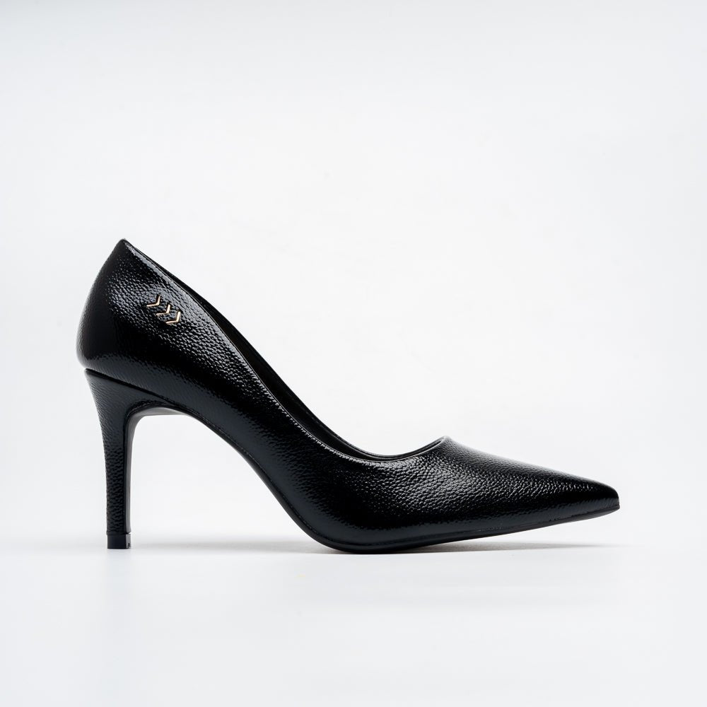 Milano Classic Pointed Toe Pumps - Black