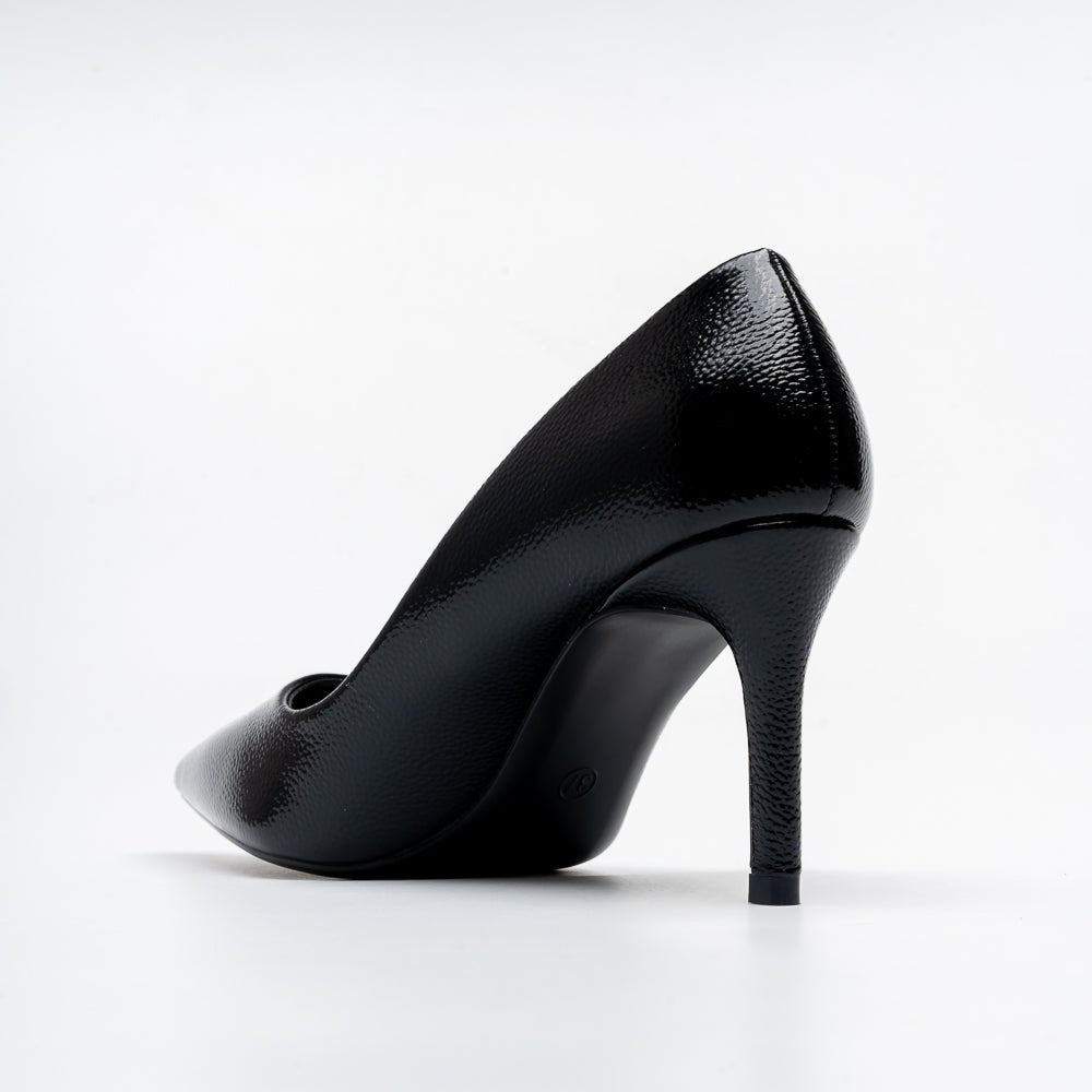 Milano Classic Pointed Toe Pumps - Black - view 5