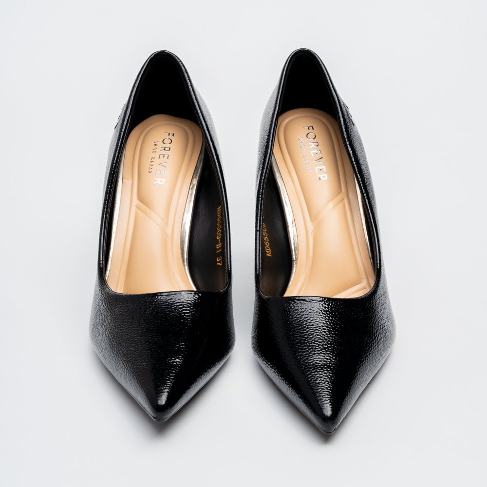 Milano Classic Pointed Toe Pumps - Black - view 3