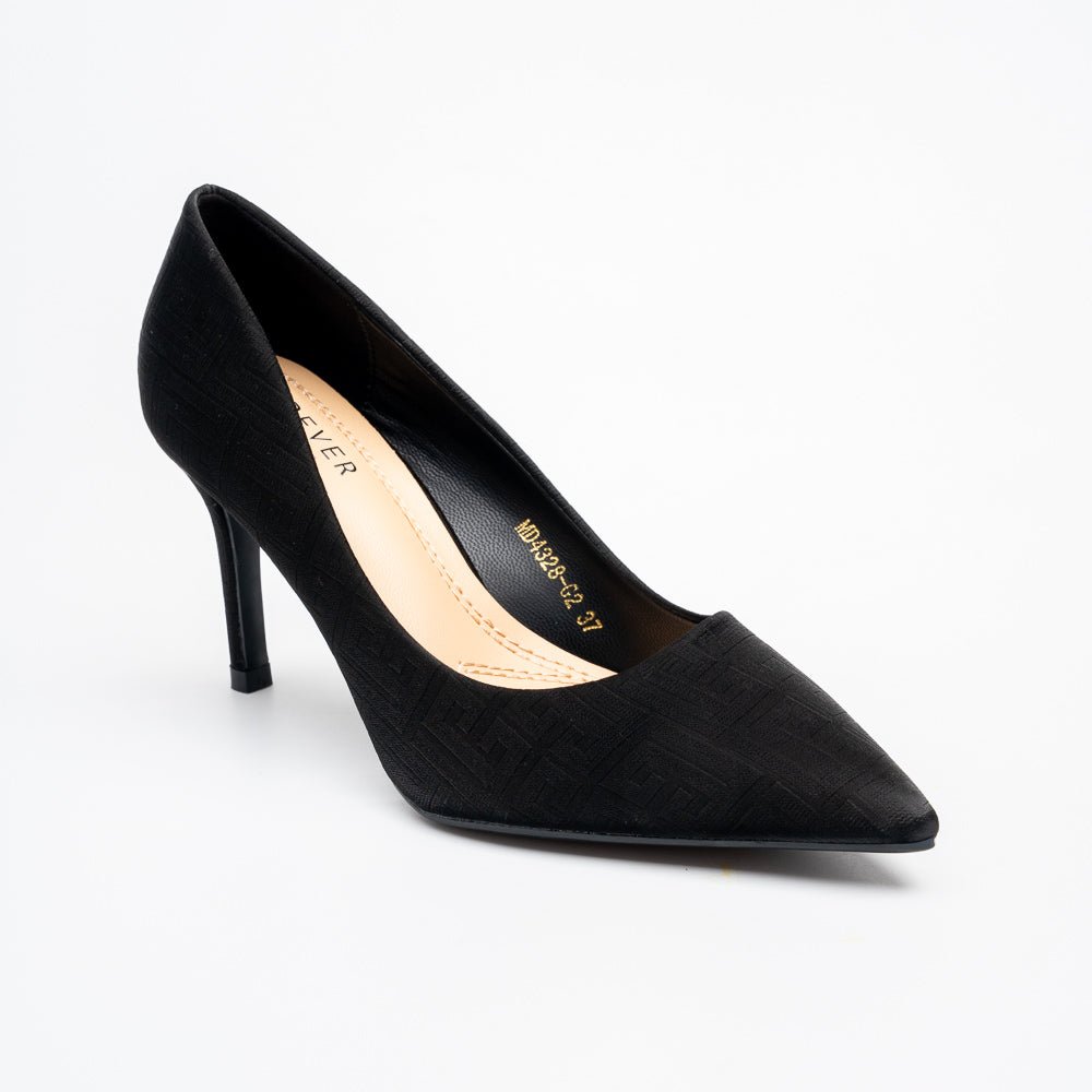 Basic Babe Classic Stiletto Heels - Black - view 2