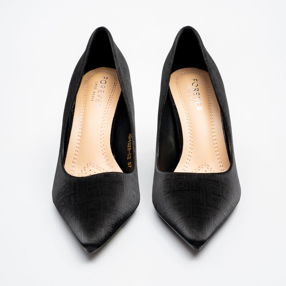 Basic Babe Classic Stiletto Heels - Black - view 3