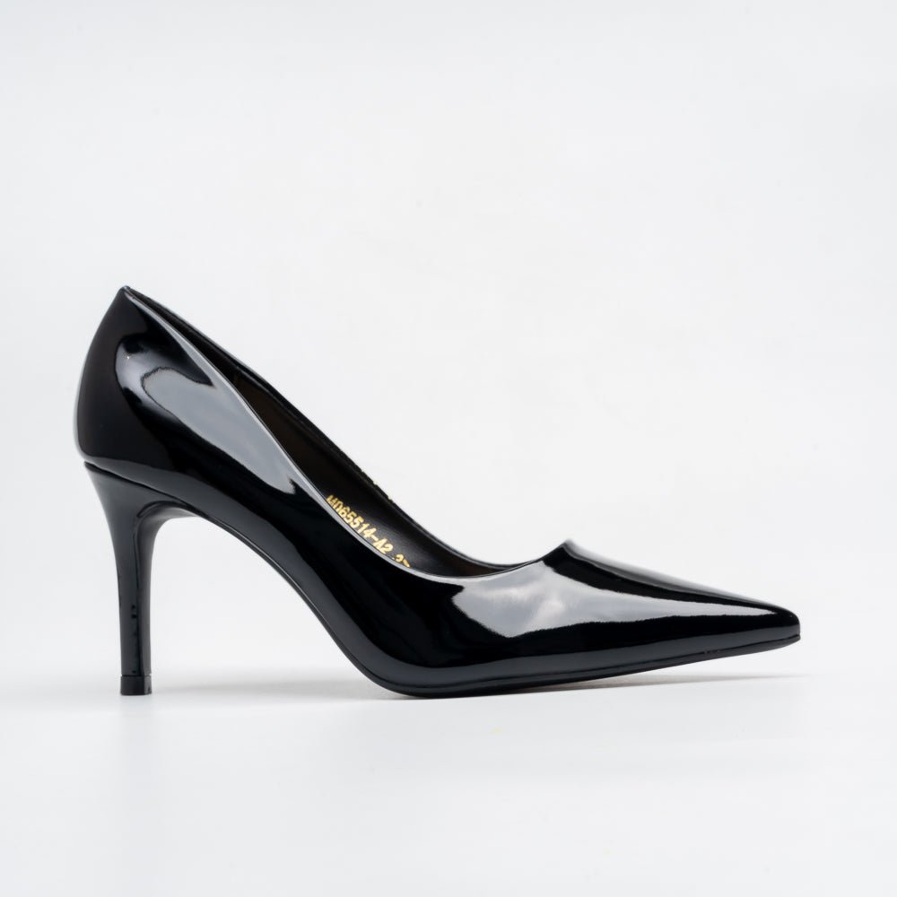 Valencia Signature Pointed Pumps - Black
