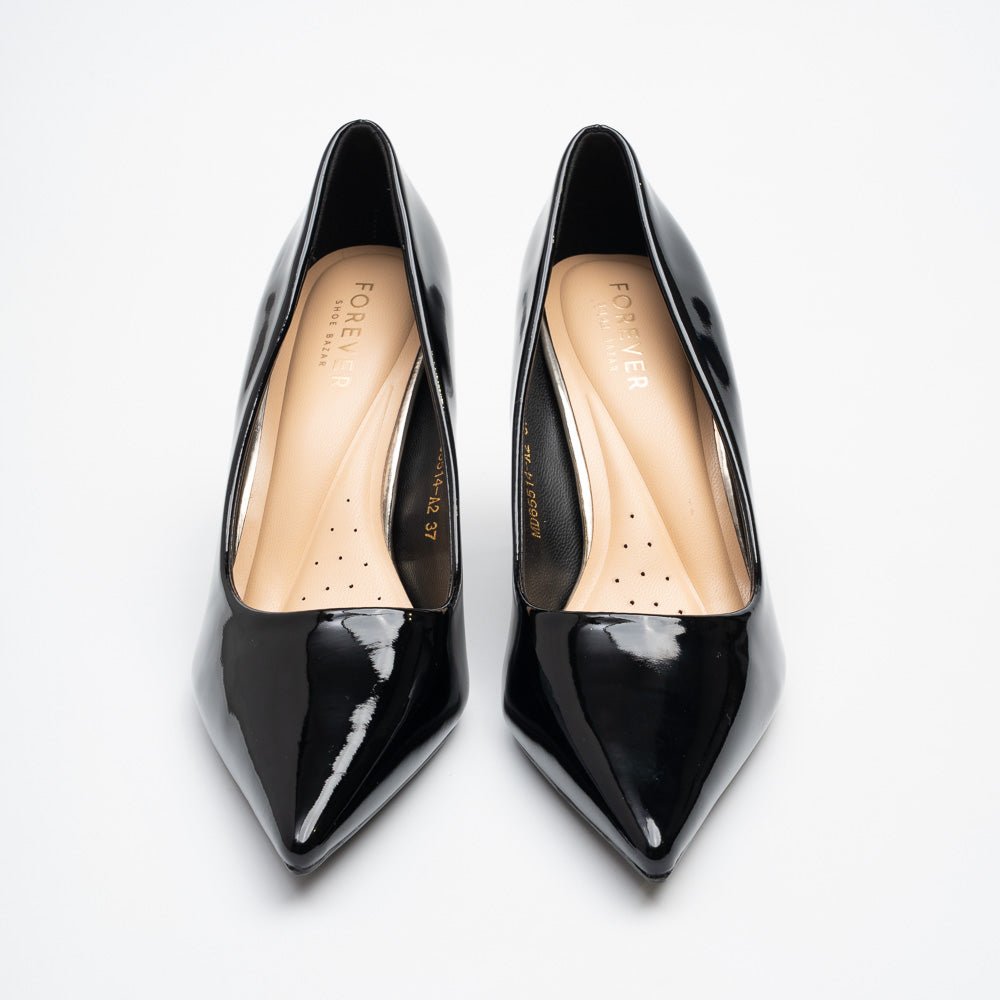 Valencia Signature Pointed Pumps - Black - view 3