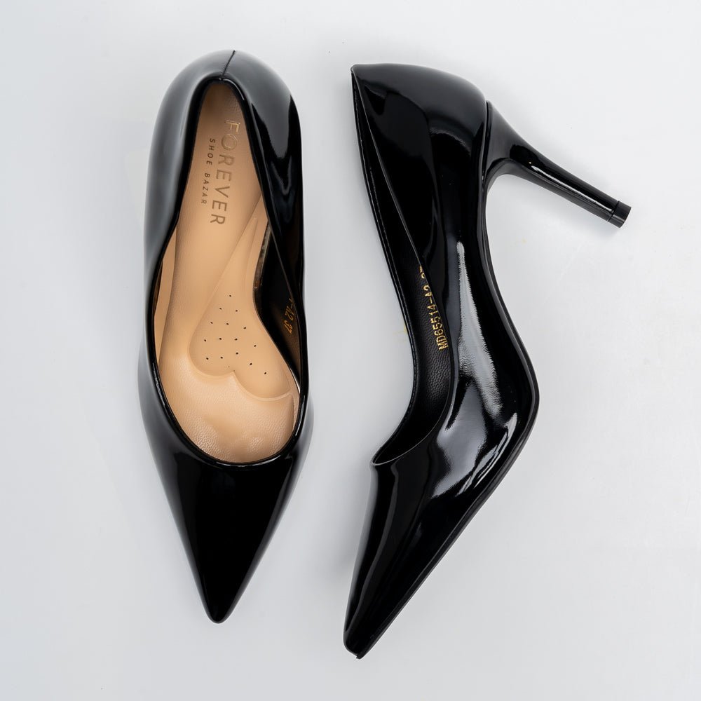 Valencia Signature Pointed Pumps - Black - view 4