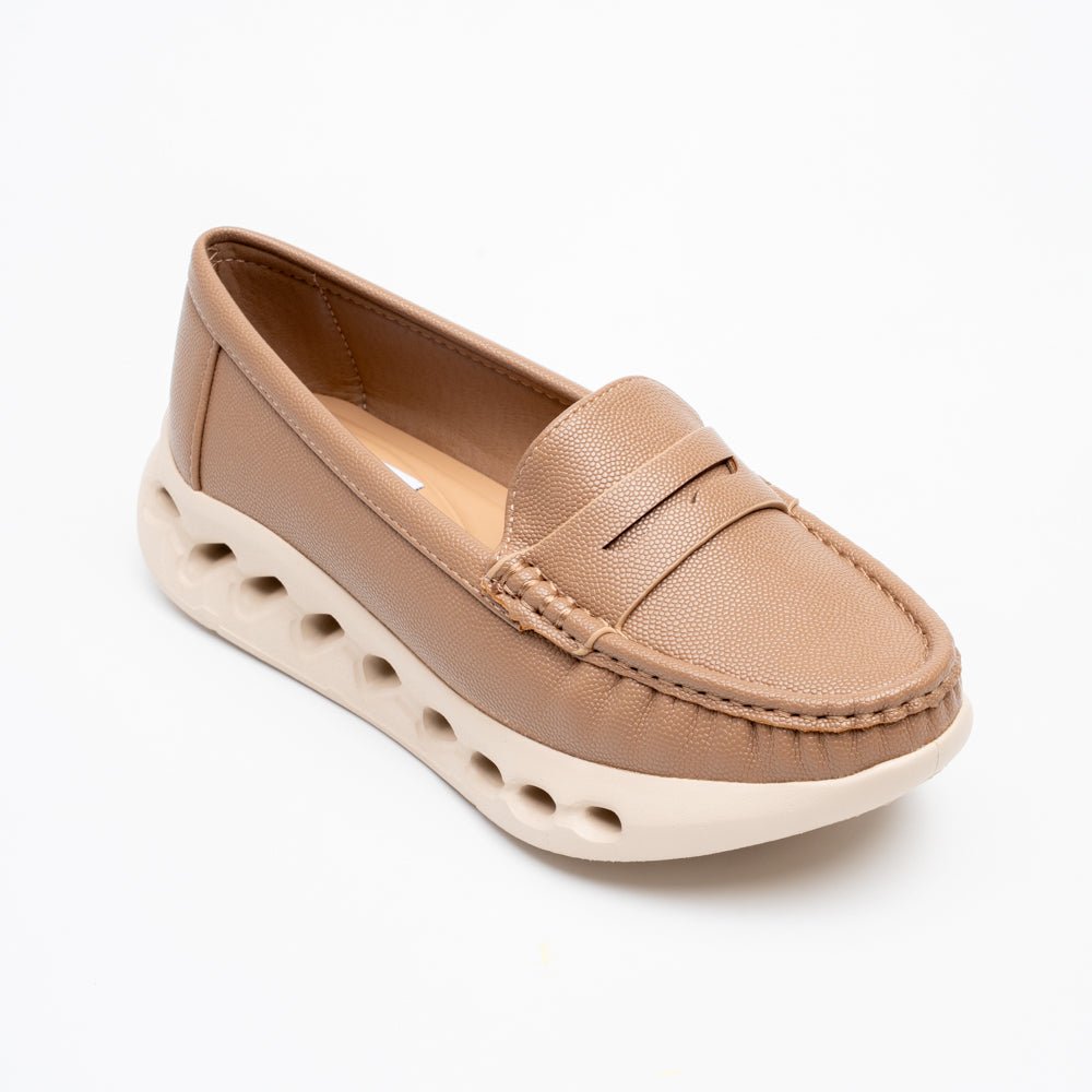Bubble Blast - Khaki Loafers - view 2