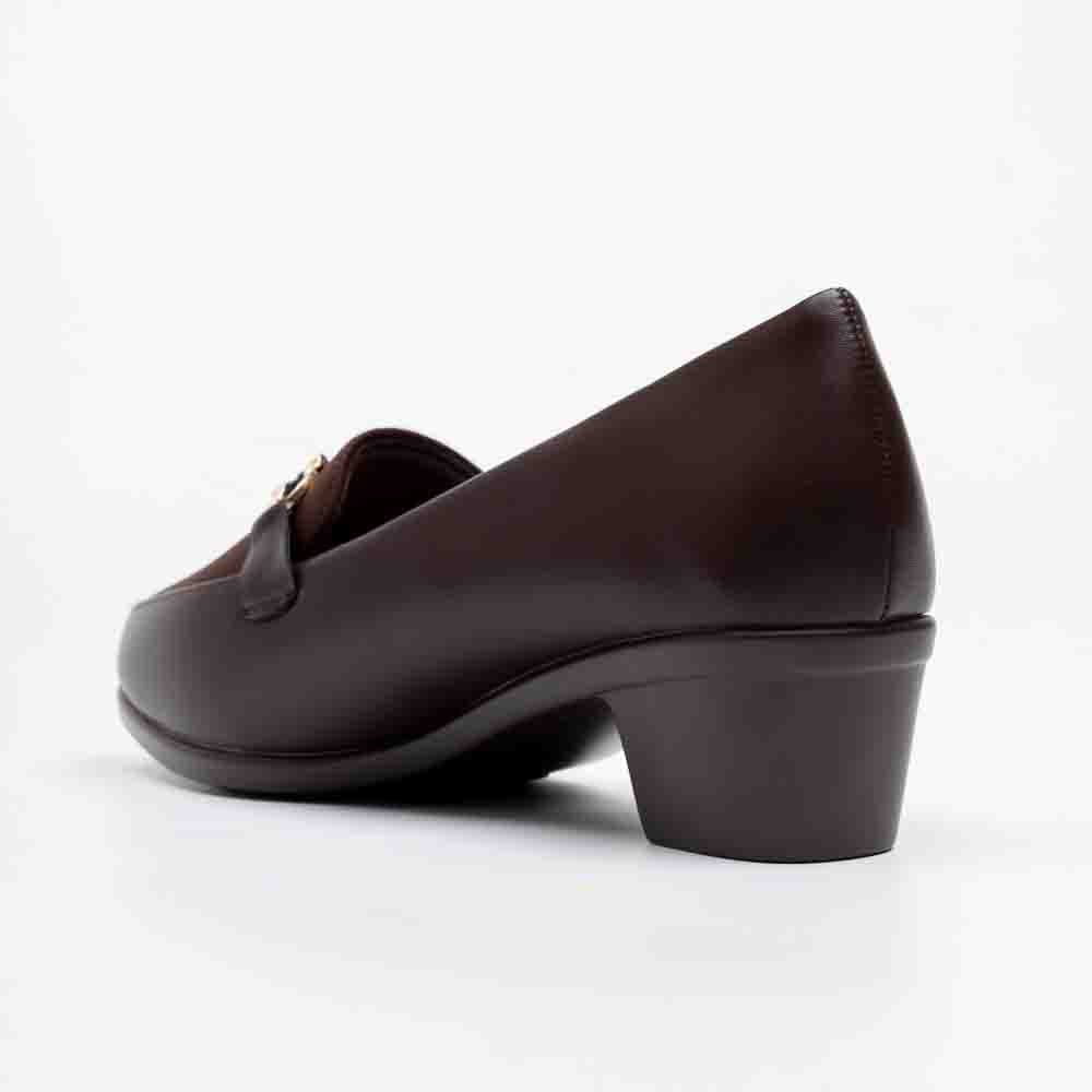 Montara Horsebit Loafer Heels - Coffee - view 5