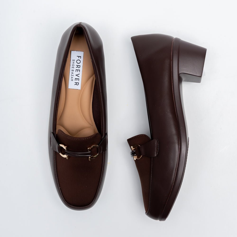 Montara Horsebit Loafer Heels - Coffee - view 4