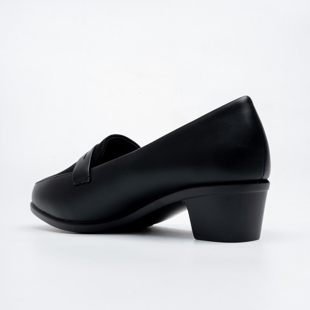 Torvina Office Penny Loafer Heels - Black - view 5