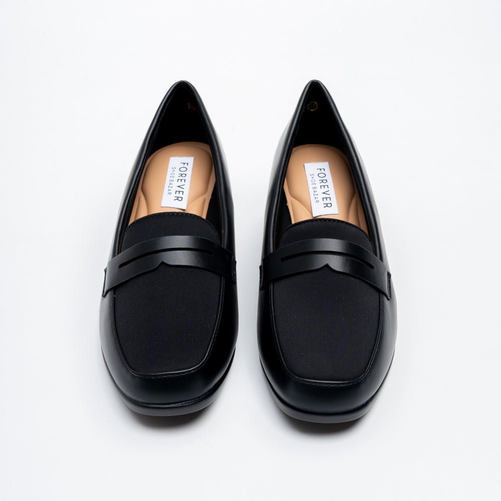 Torvina Office Penny Loafer Heels - Black - view 3