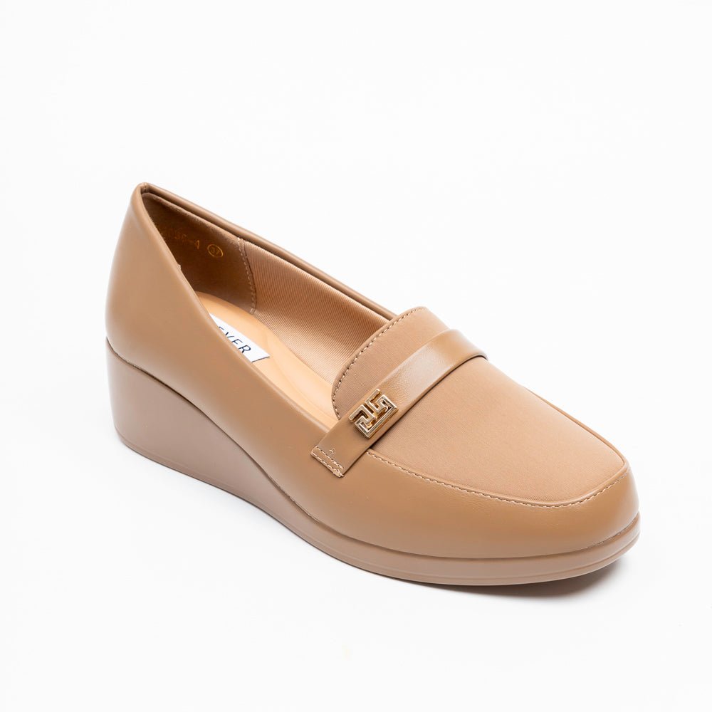 Arlena Comfort Wedge Loafers - Khaki - view 2