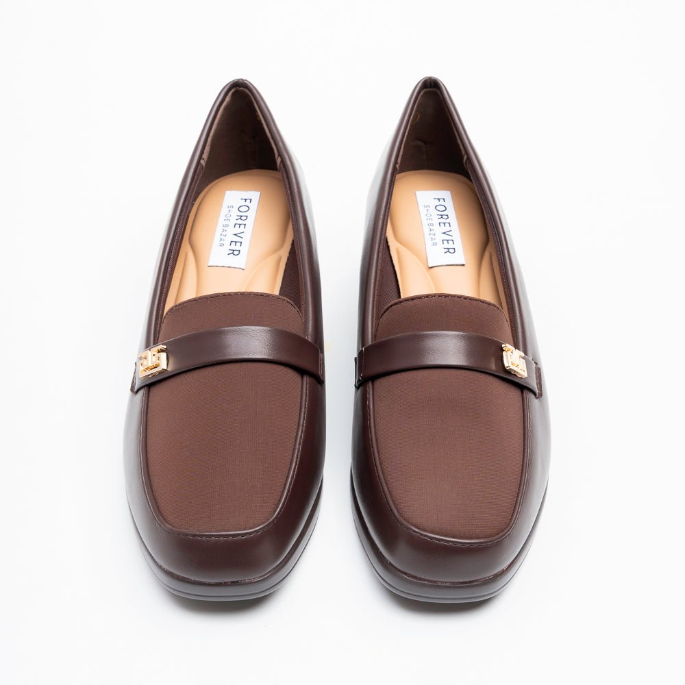 Arlena Comfort Wedge Loafers - Coffee - view 3