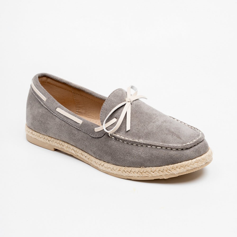 Coaster Suede - Grey Espradrilles - view 2