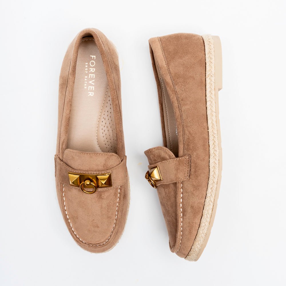 Rope Edge - Khaki Casual Loafers - view 4