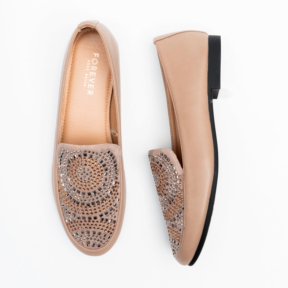 Crystal Desert Loafers - Khaki - view 5