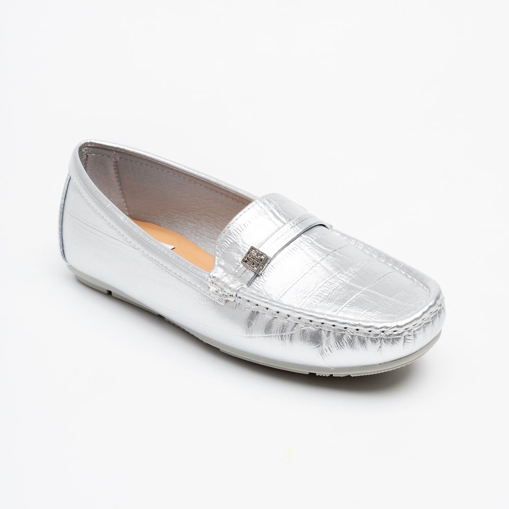 Monaco Glide Loafers - Silver - view 3
