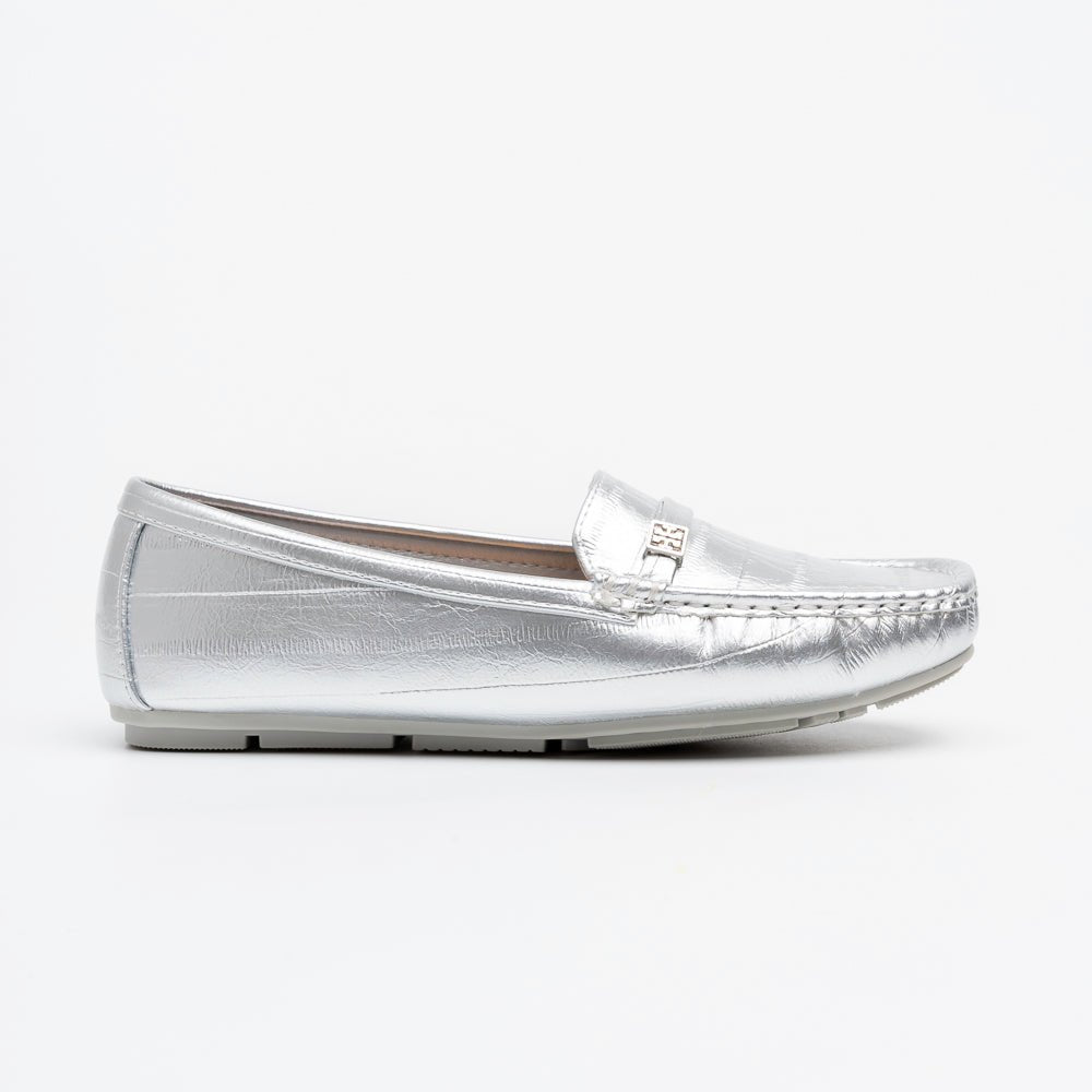 Monaco Glide Loafers - Silver - view 2