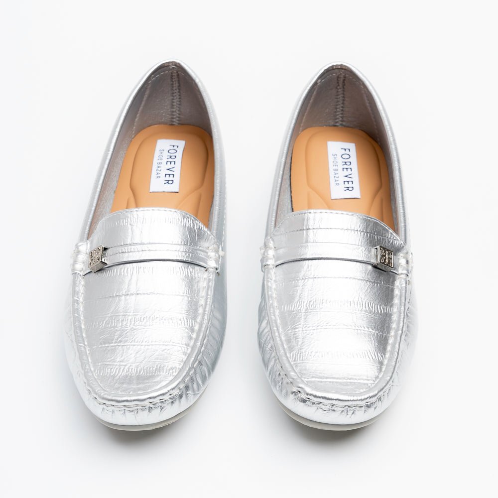 Monaco Glide Loafers - Silver - view 4