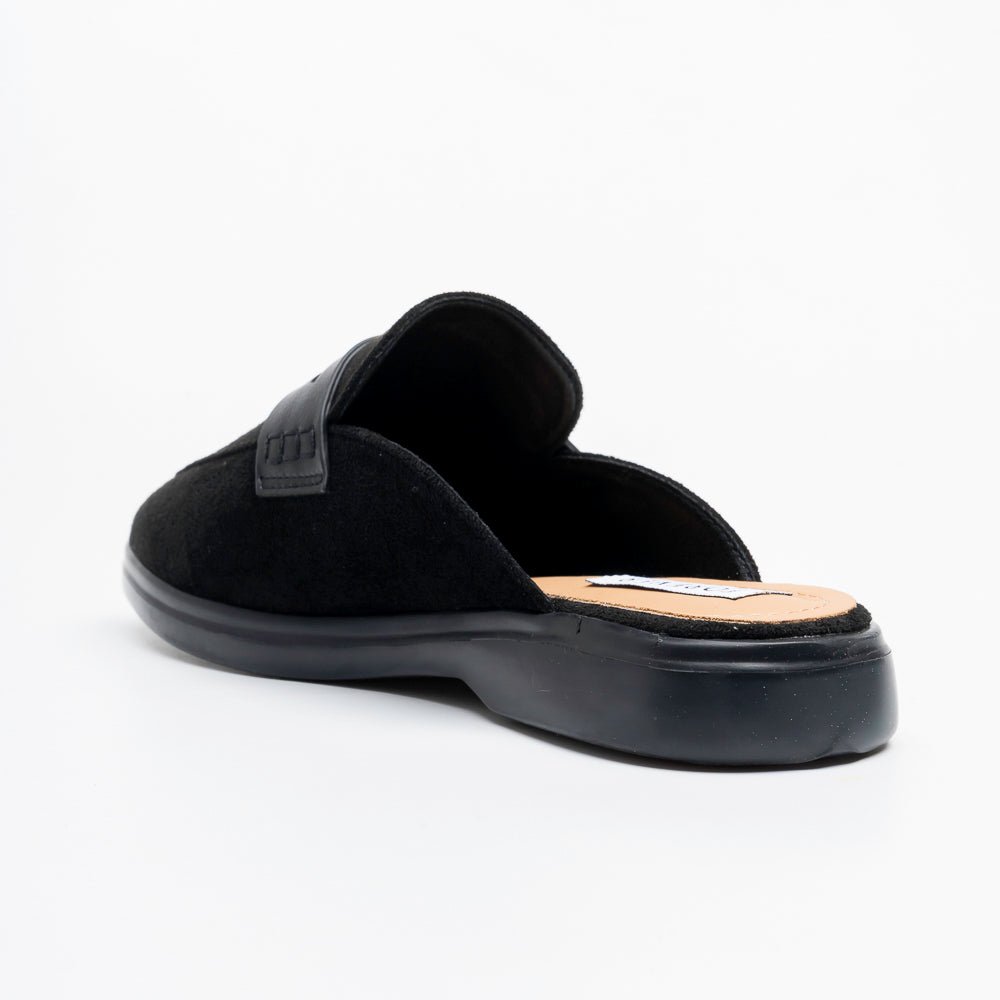 Astor Penny Mule Loafers - Black - view 3