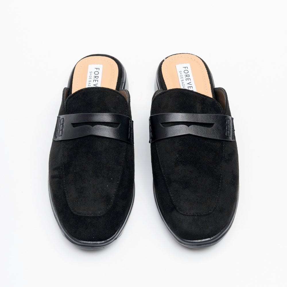 Astor Penny Mule Loafers - Black - view 4