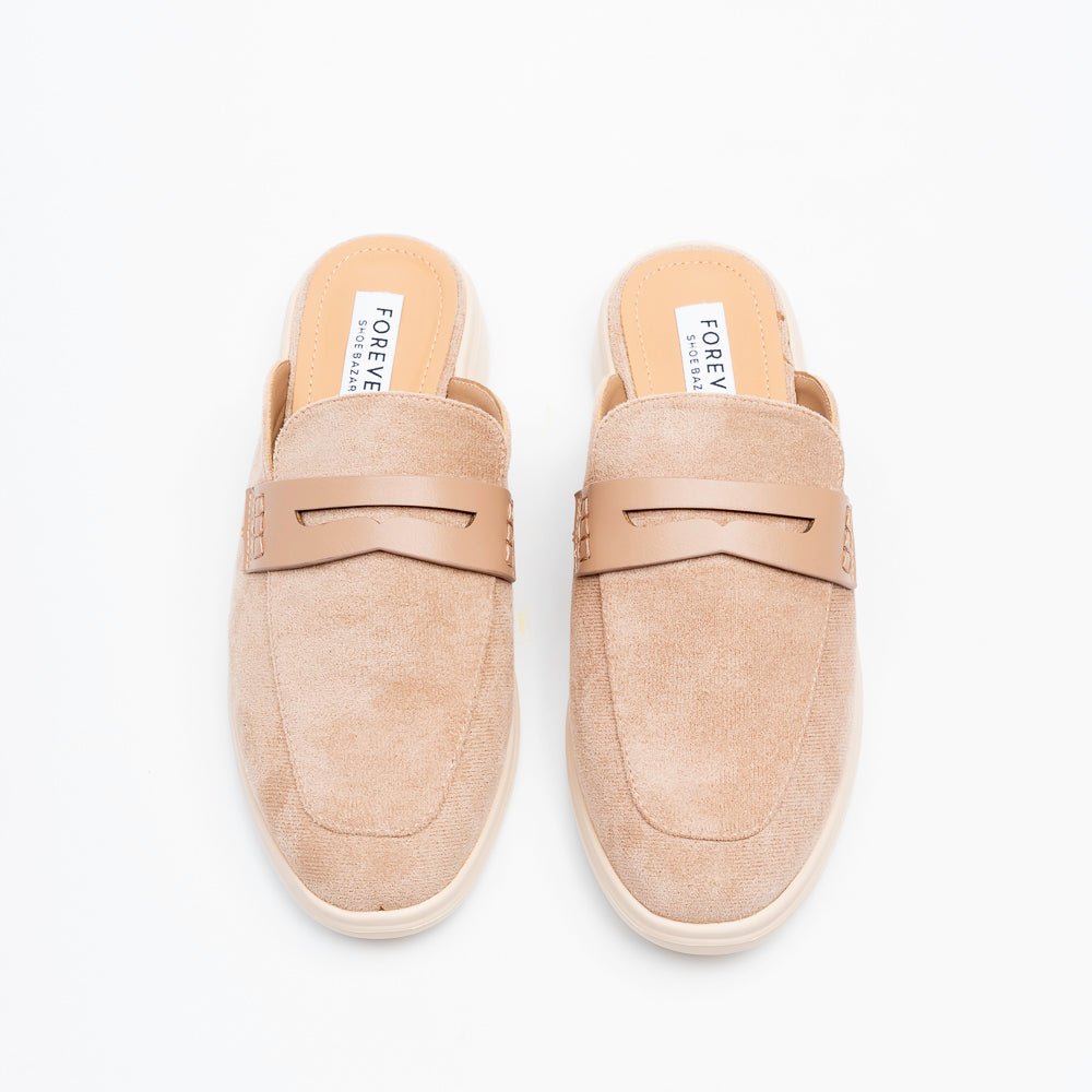 Astor Penny Mule Loafers - Khaki - view 3