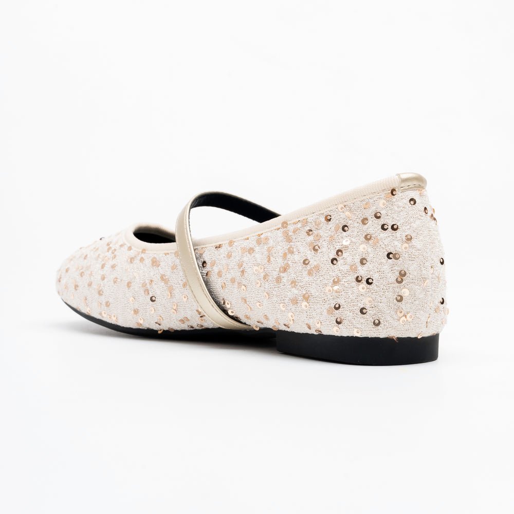 Scarlet Spark Mary Jane Flats - Gold - view 5