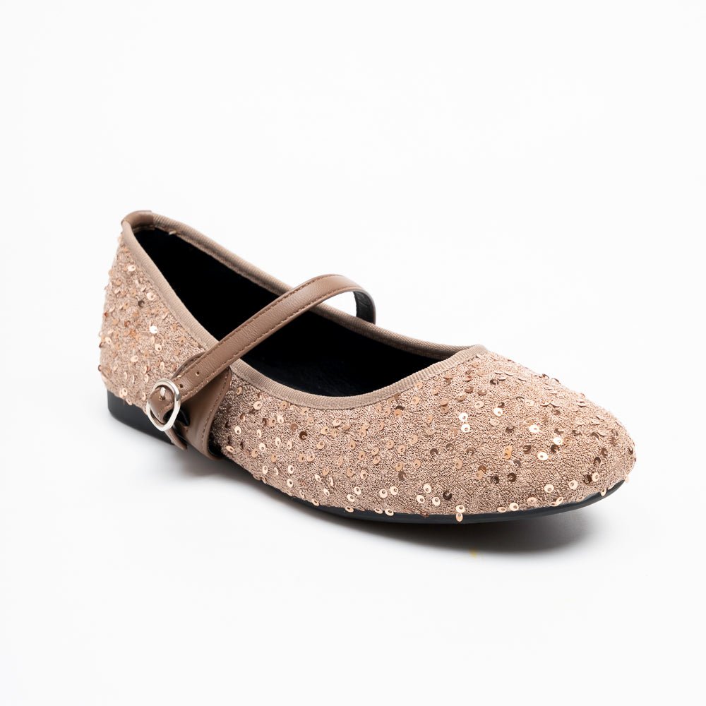Scarlet Spark Mary Jane Flats - Brown - view 2