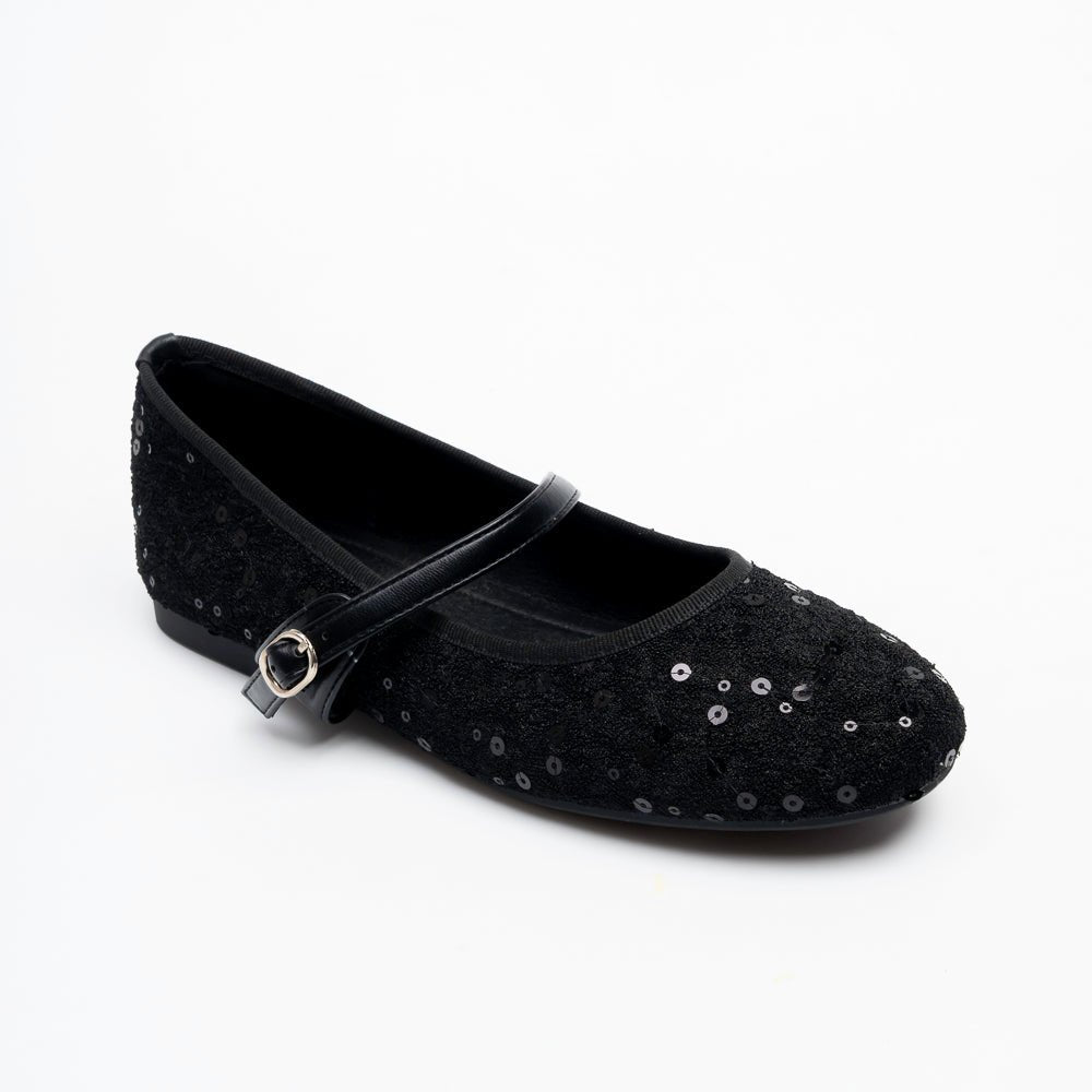 Scarlet Spark Mary Jane Flats - Black - view 2