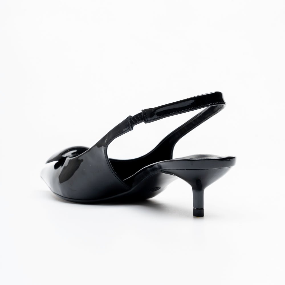 Gilded Vine - Black Casual Slingback - view 5