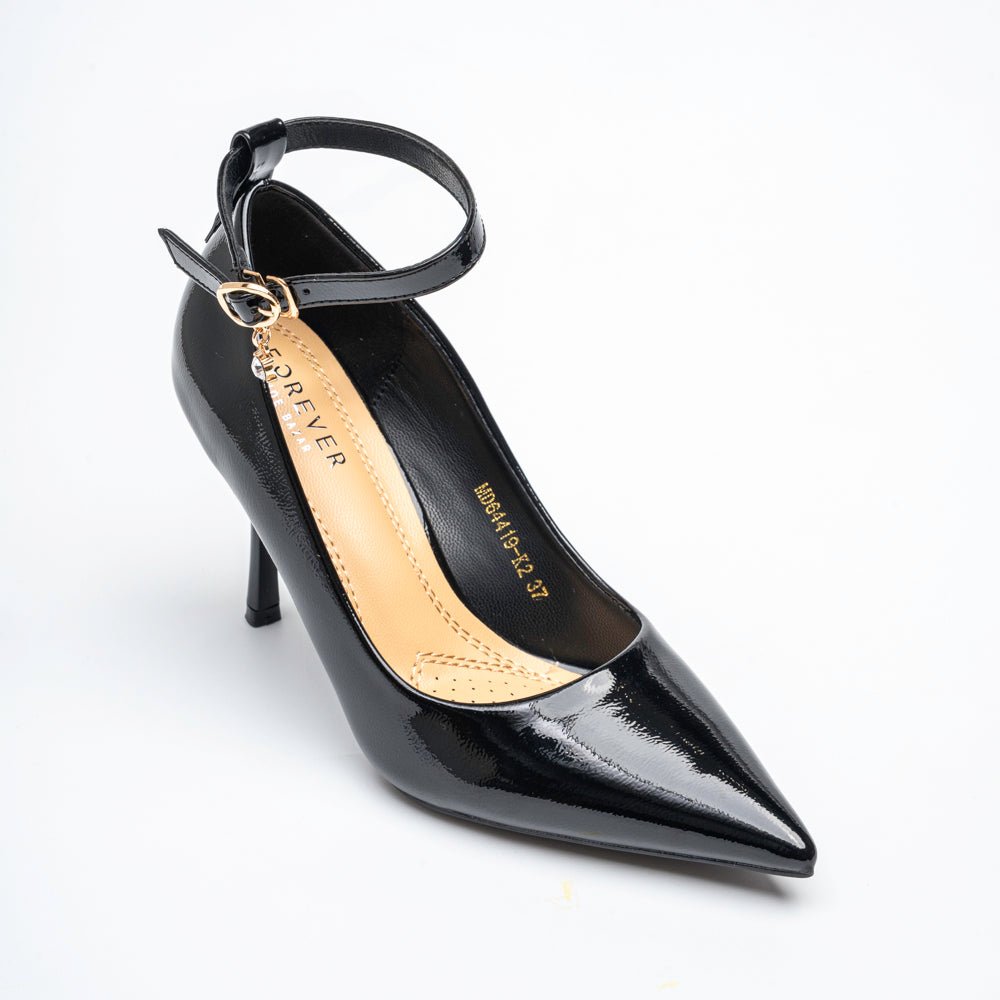 Marseille Ankle-Strap Stiletto Pumps - Black - view 2