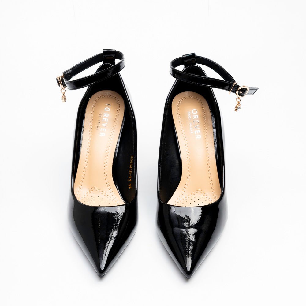 Marseille Ankle-Strap Stiletto Pumps - Black - view 4