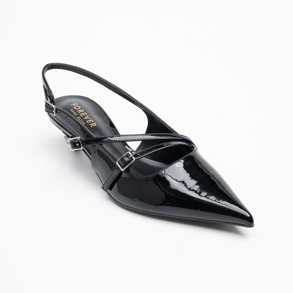 Aurum Criss Royale - Black Casual Slingback - view 2