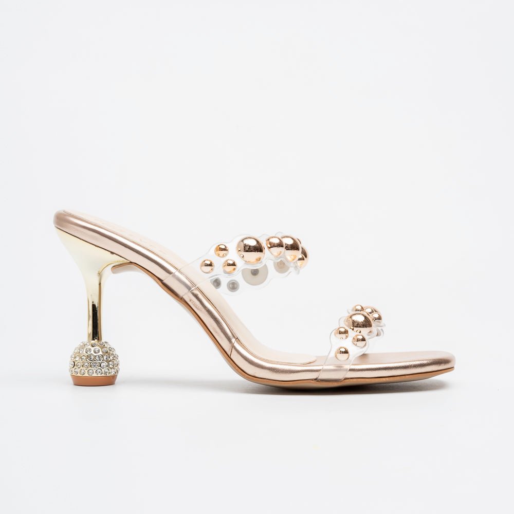 Marvelle Golden Orb Heels - Gold - view 2