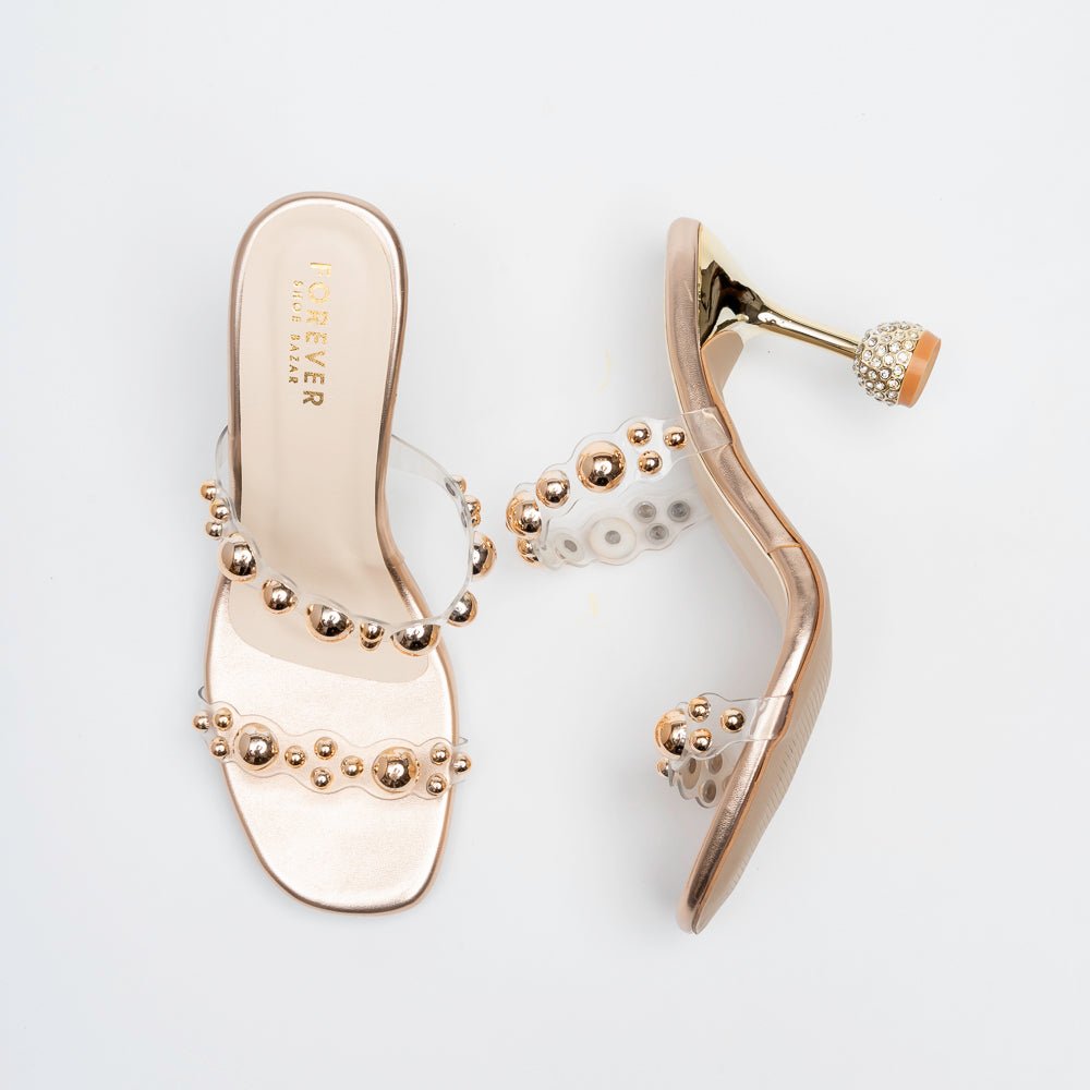 Marvelle Golden Orb Heels - Gold - view 4
