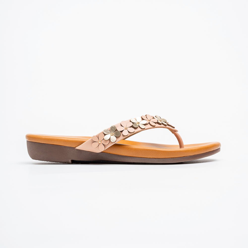 Daisy Bloom Luxe - Pink Flats