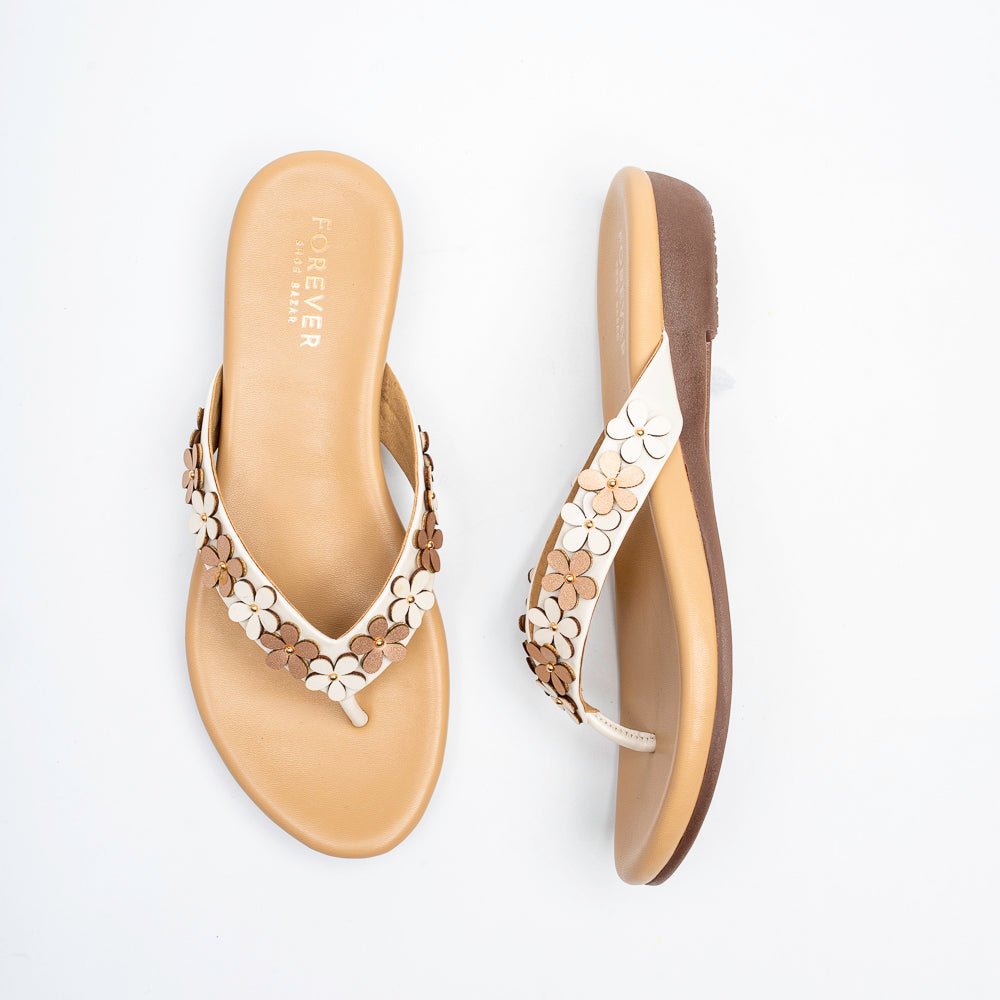 Daisy Bloom Luxe - White Flats - view 4