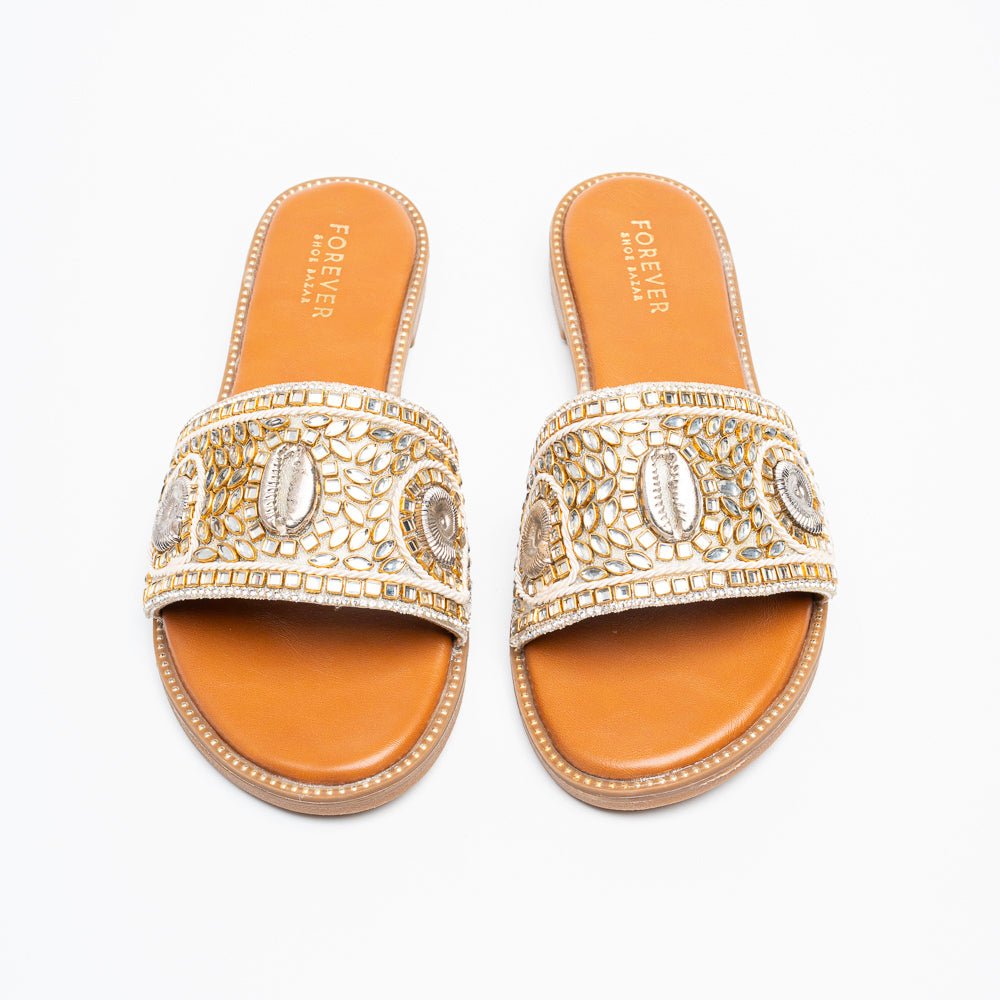 Zahra Mirror Luxe - Silver Flats - view 3